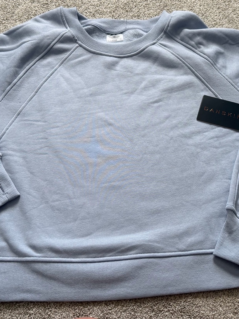 Danskin Men's Pale Blue Crewneck Sweatshirt